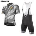 Darevie Oem Odm Train Cycling Jersey Breathable Men Racing Bicycle Short Sleeved Sweat Wear Cycling Racing Suit Cycling Sets