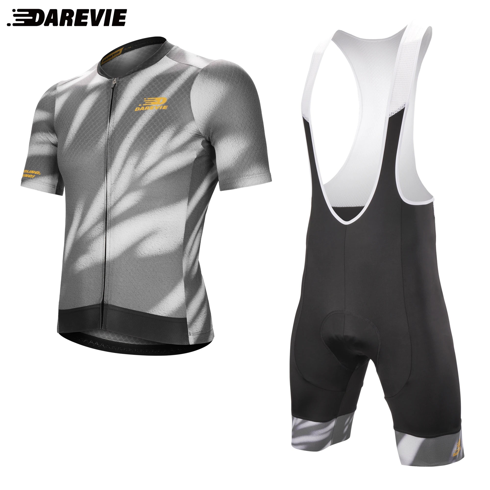 Darevie Oem Odm Train Cycling Jersey Breathable Men Racing Bicycle Short Sleeved Sweat Wear Cycling Racing Suit Cycling Sets