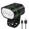 Boruit 1300 Lumen Ultra Bright Rechargeable Bicycle Accessories 18650 Battery Mountain Bike Front Light