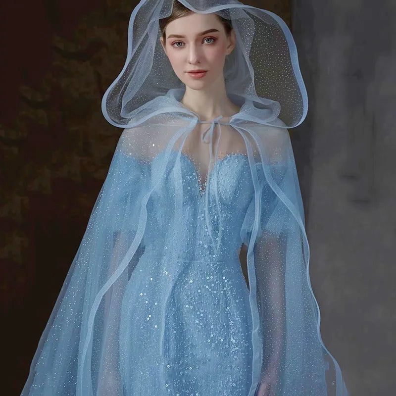 Models Lace off Shoulder Blue Tutu Mermaid Evening Long Prom Dresses