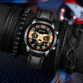5 Pcs/Set New Mens Fashion Quartz Watch Top Brand Luxury Male Clock Watch  Sport Wrist Watch With Bracelet Set Relogio Masculin