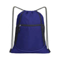 Custom Logo Cinch Sack Pockets Gym Waterproof Eco Friendly Non-Woven Fabric Soft Handle Zipper Closure Customized Backpack