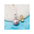Pe011075  DIY 9-12mm Natural Freshwater Pearl Pendant Accessory 925 Sterling Silver Engagement Jewelry Necklace for Women