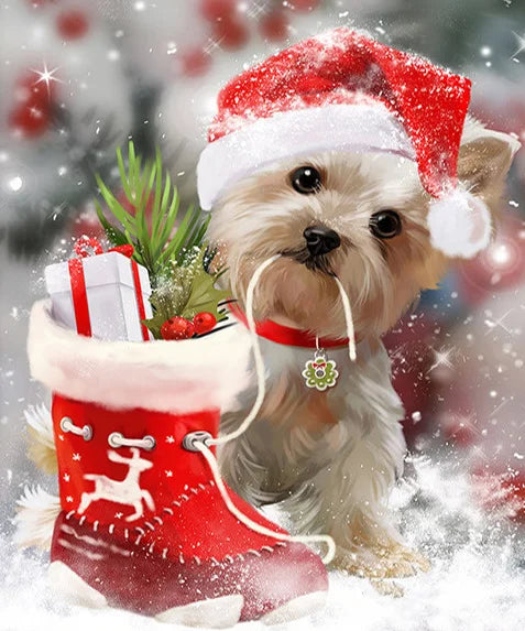 New Special Design Christmas Animal Diamond Painting Children's Gift Christmas Ornament Diamond
