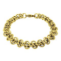 Stainless Steel New Fashion Link Thick Chain 316L O Shape Link Tie Chain Bracelet for Women