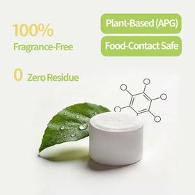 Eco Friendly Baby Bottle Cleaning Effervescent Tablets Food Grade Deep Clean Detergent for Nipple Breast Pump Remove Milk Stain