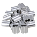 M1.0 - M12 Wire Rope Ferrule Double Barrel Aluminum Cable Crimping Loop Sleeves