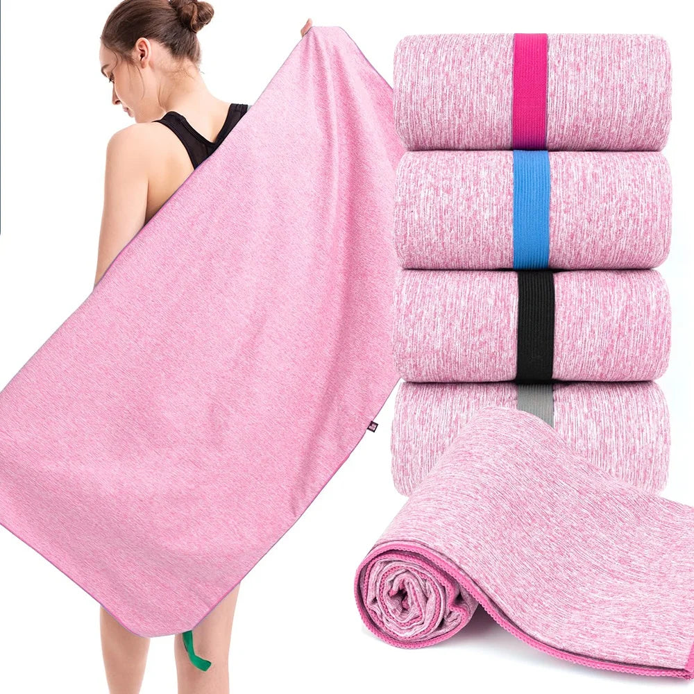 Quick Dry Microfiber Cationic Sport Towels Wholesale Custom logo Travel Camping Sport Towel