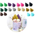 Wholesale 2pcs Set Leaf Cake Topper Floral Cupcake Topper Colorful Happy Birthday Paper Decorations for Party Baking Supplies