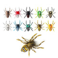 Soft Spider Bait Bass Fishing Lure Bionic Plastic Body Barbed Hooks for Bass Snakehead Pike Trout Plastic Lure