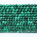 Wholesale Natural Malachite 2 3 4mm Faceted Beads Loose Gemstone Beads Stone and Crystal Beads ForJewelry Making DIY Handmade