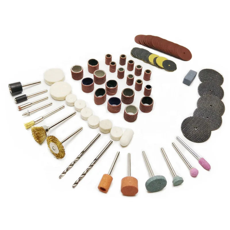 Mini Rotary Grinder with 100PC Accessories Grinding Wheel Head Center Drill Bit for Wood Polishing for Plastic Use