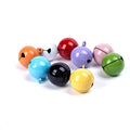 Colorful Custom Zinc Alloy Gold Plated Die Cast Christmas Bells Beads Jingle Pendants Pin Party Tree Decoration DIY Crafts