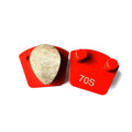 Special Style Sharp Werkmaster Style Diamond Tools Single Oval Shape Diamond Concrete Grinding Block Concrete Grinding Tools