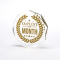 Acrylic Award Appreciation Trophy Acrylic Polygon Clear Keepsake Paperweight Gift for Adults and Kids Decoration Souvenir