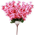 Artificial Cherry Blossom Flower Branches Silk Peach Blossom High Simulation for Home Wedding Graduation Mother's Day Table