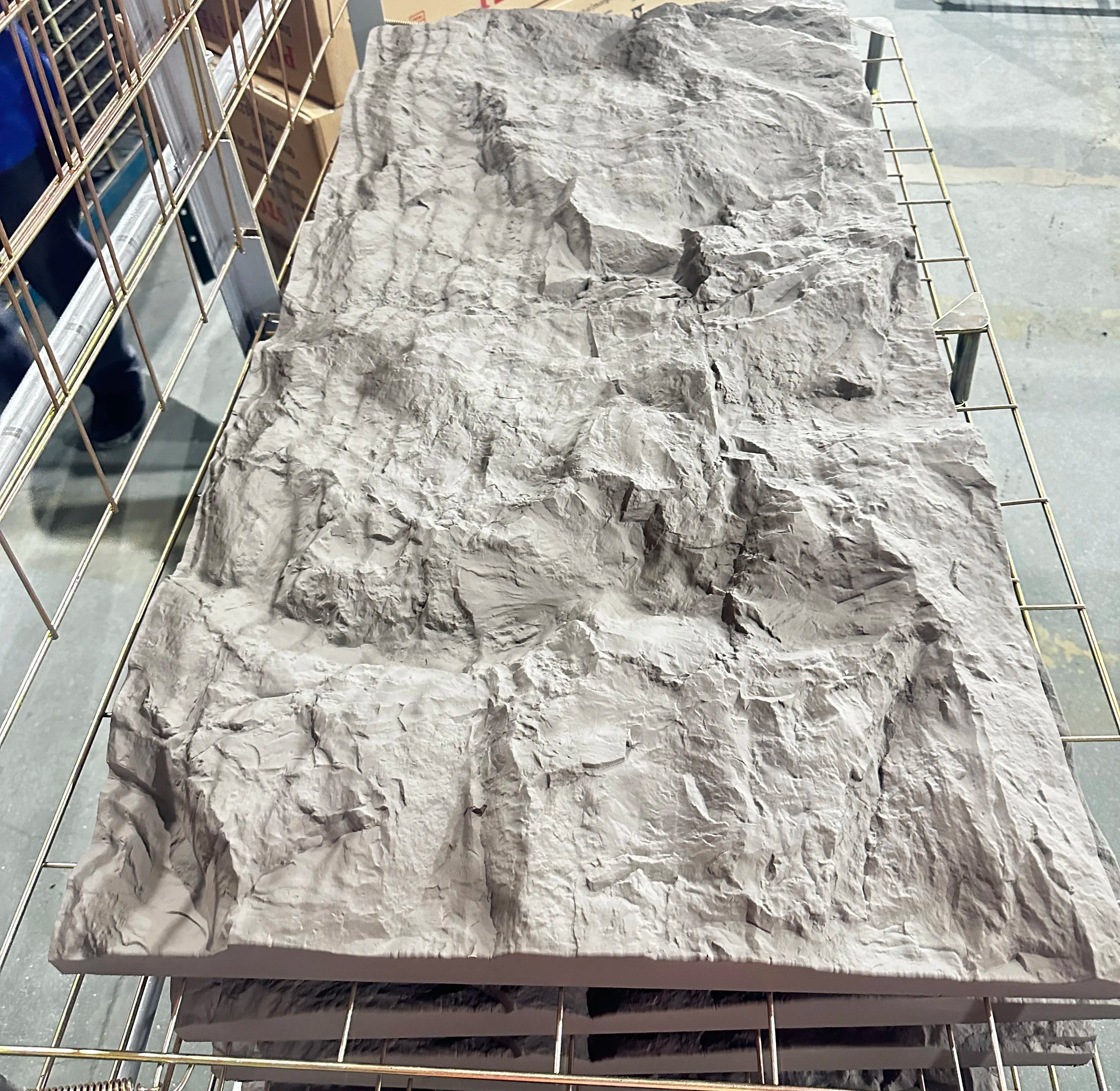 1200*600*50mm Outdoor Exterior Artificial Faux Pu Stone Wall Panels