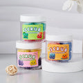 OEM Wholesale KORMESIC Face&Body Scrub Reduce Dark Spot Dullness Brightens Skin Cubes Candy Body Scrub