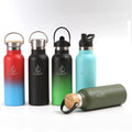 Standard Mouth Cool Water Bottle Stainless Steel Thermos Bottle Custom logo Travel Flask