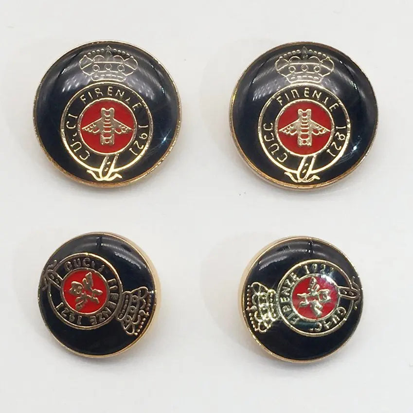 Fashion Luxury Famous Brand Jewel CC GG Designer Inspired Metal Shank Buttons for Coat Shirt Blouse Dress Buttons Accessories