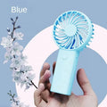Mini Handheld Small Fan Portable Silent Office Desk on Dormitory Charging Outdoor Hand Holding Fan Small Gift for Student