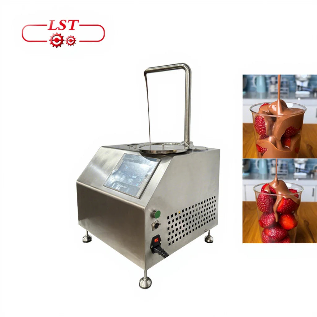 LST New Design Multifunctional Stainless Steel 304 Hot Chocolate Dispenser Chocolate 5.5 Chocolate Tempering Machine for Homeuse