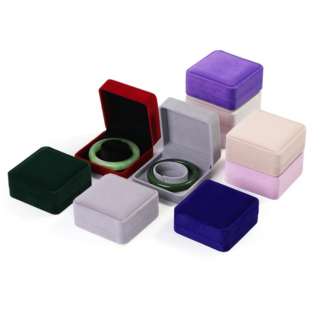 Popular Custom Logo Square Jewelry Bracelet Bangle Display Storage Case Organizer Box