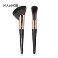 MAANGE Private Label Makeup Tools Face Brush Single Bevel Sickle Strip Blush Highlighting Contour Brush Makeup Brush Set