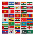 National Flag Embroidery Patch With Hook and Loop Clothing Bag Accessories