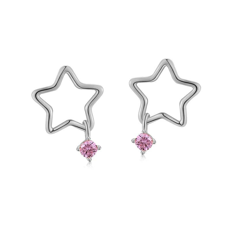 925 Silver Small Tiny Stud Earring Star Earrings for Women Jewelry