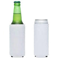 12oz Custom logo White Holder Blank Slim Neoprene Can Cooler