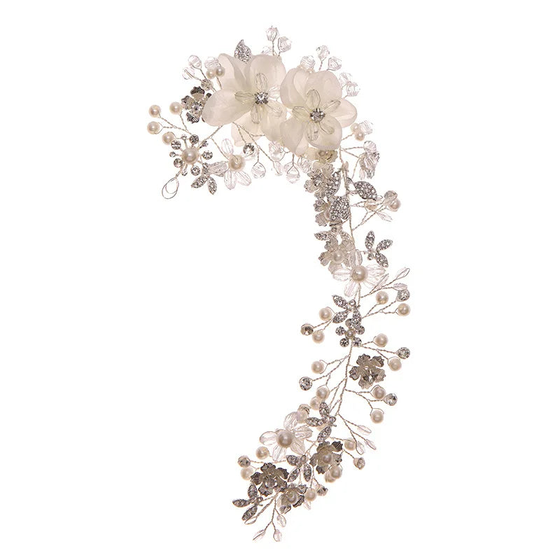 Rhinestone Flower Hairband Crystal Hair Vine Bridal Hair Accessories