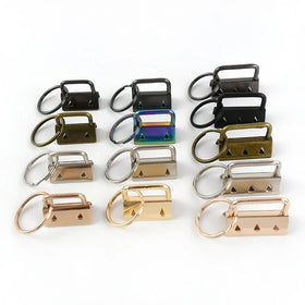 Deepeel BK106 20/26/32mm Bag Accessories Leather Keychain Tail Clip Ring Strap End Clips Clasp Wallet Buckle