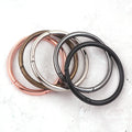 Alloy Metal Round Spring Gate O Ring Carabiner for Bag Leather