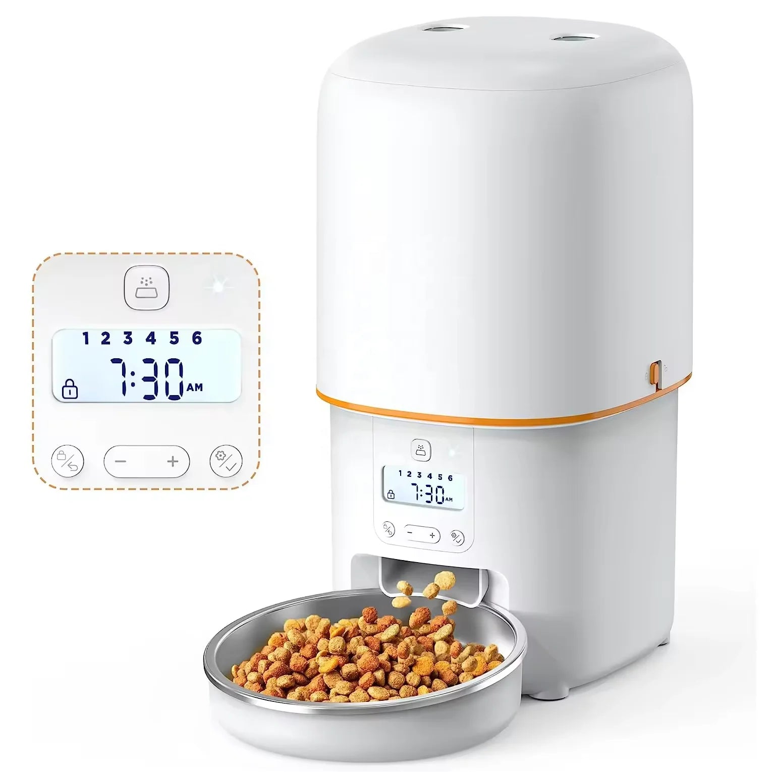 2026 Best Selling 4L ABS Smart Pet Food Bowl Feeder New Design Automatic Cat Feeder That Can Be Charged with Intelligent Timer