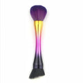 2026 New Design Single Kabuki Luxury Powder Makeup Brush Private Label Double Side Powder Brush