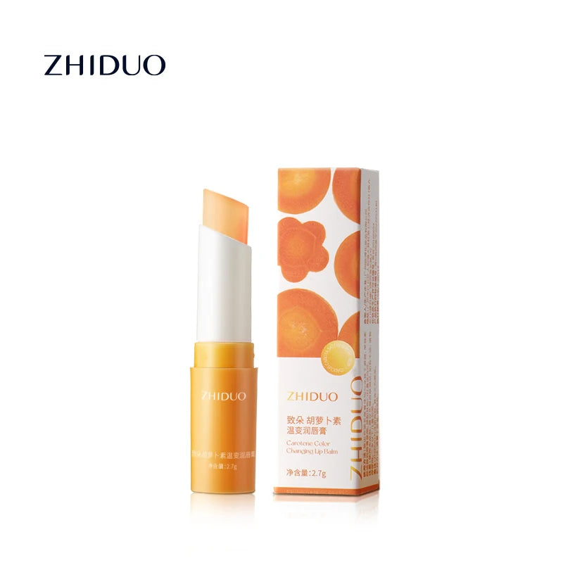 ZHIDUO Brand Wholesale Color Chang Lipstick Natural Lemon Moisturizer Fades Lip Lines Lip Care Lip Balm