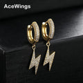 E076 Men and Women Drop Earrings Hip Hop Stud Earring Fashion Jewelry Gift