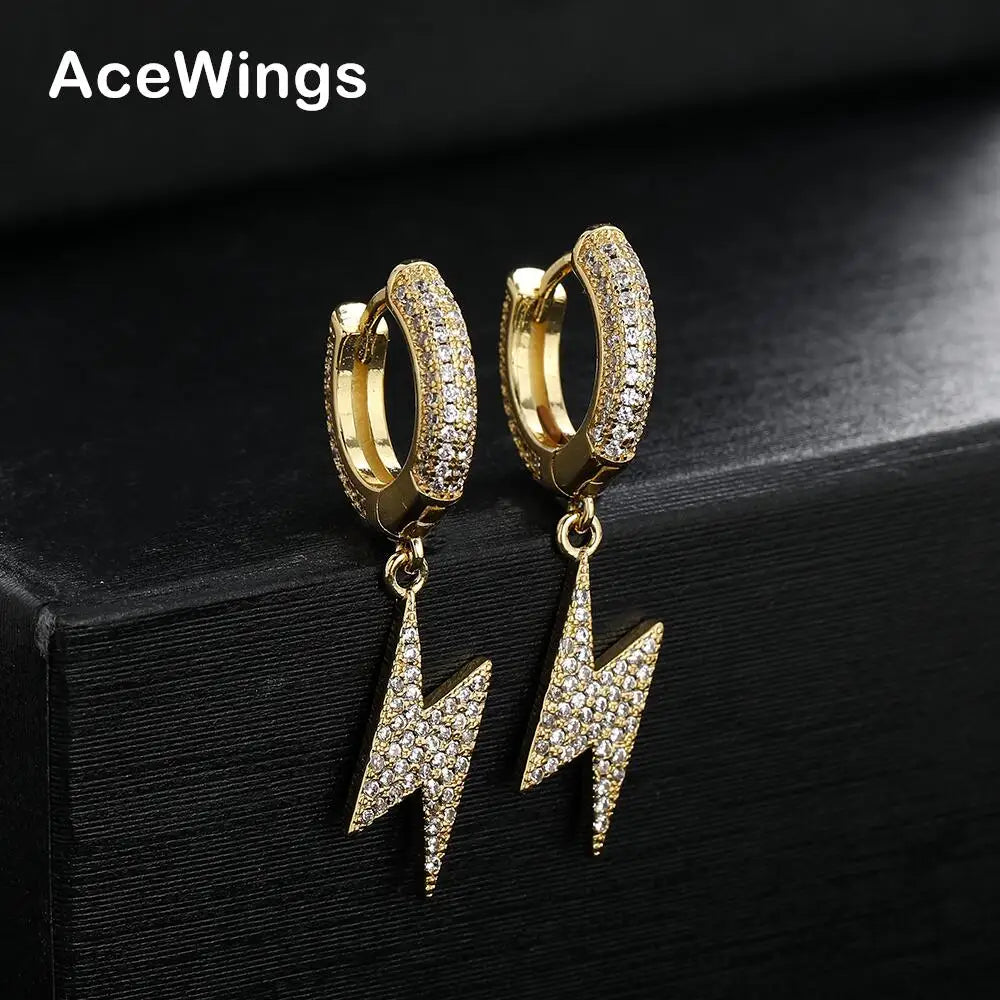 E076 Men and Women Drop Earrings Hip Hop Stud Earring Fashion Jewelry Gift