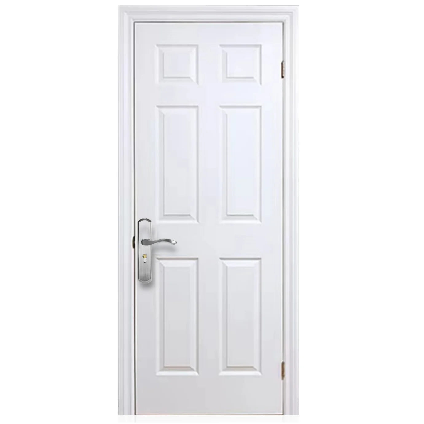 China Factory Security Steel Door Entry Exterior Metal Main Entrance Stainless Steel Door Design With Smart Lock