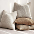 18 X 18 Inch Solid Color Cushion Cover Textured Boucle Cozy Decorative Throw Pillow Cover Square Sofa Pillowcase Home Sofa Decor