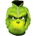 Fitspi Wholesale 3d Hoodie Face Green Stole Funny Ugly Christmas Hoodies Sweatshirt Women Men Pullover Sweater Dropshipping