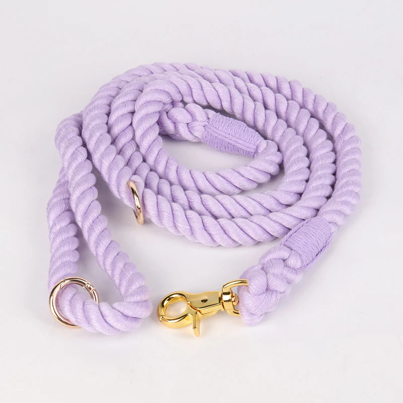 OKEYPETS Supplies Luxury Running Heavy Duty Soft Cotton Safety Pet Dog Leash