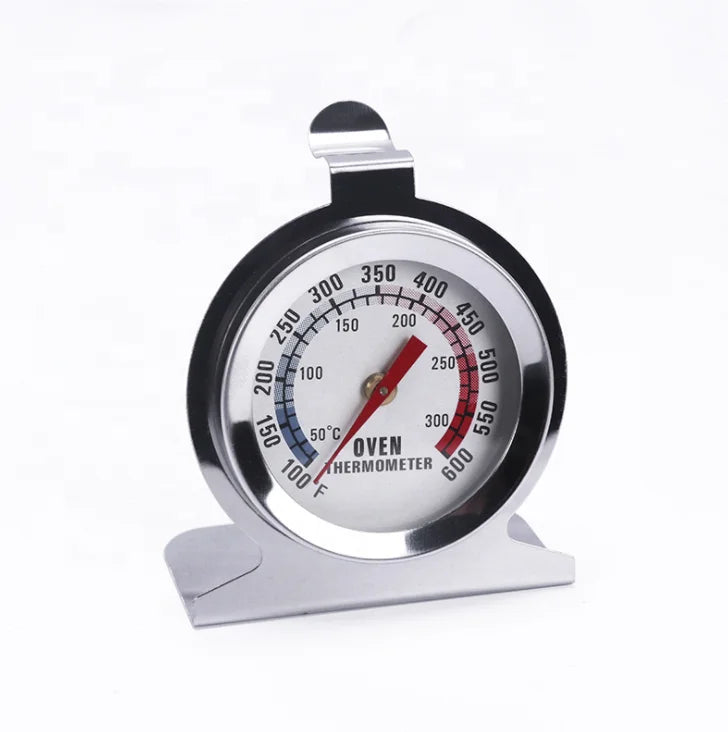 Stainless Steel Oven Thermometer Food Thermometer Kitchen Cooking Baking Thermometer Barbecue Water Temperature Cake Baking Tool