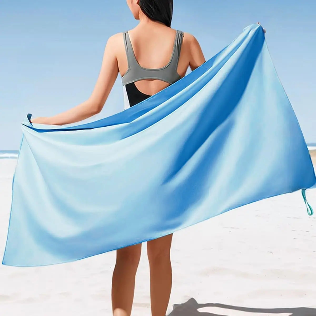 High Microfiber Travel Beach Towel Sustainable Quick Dry Soft Recycled  Sport  Swimming Towel