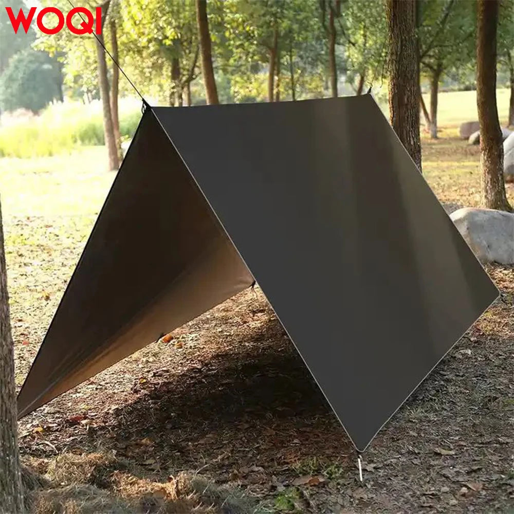 Woqi Hiking Hammock Rainfly Camping Tarp Light Waterproof Tent Shelter Canopy Outdoor Camp