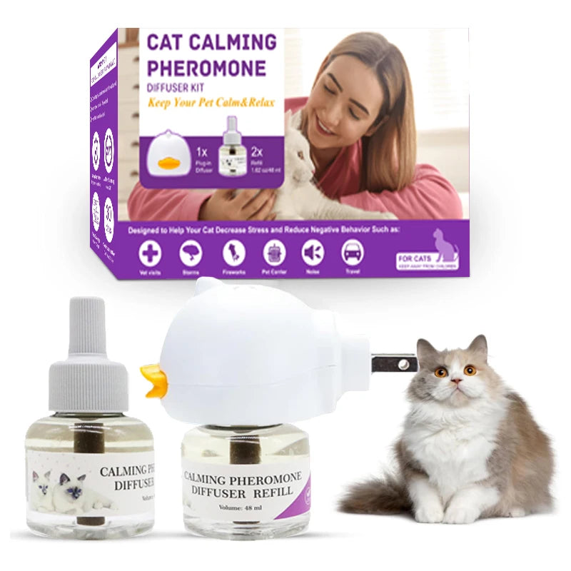 Premium Feline Comfort and Relaxation Pheromone Diffuser Pet Products for Cats
