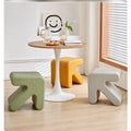 Modern Minimalist Corrosion-Resistant PP Stools Indoor/Outdoor Space-Saving Stackable Design for Bedroom Warehouse Use Plastic