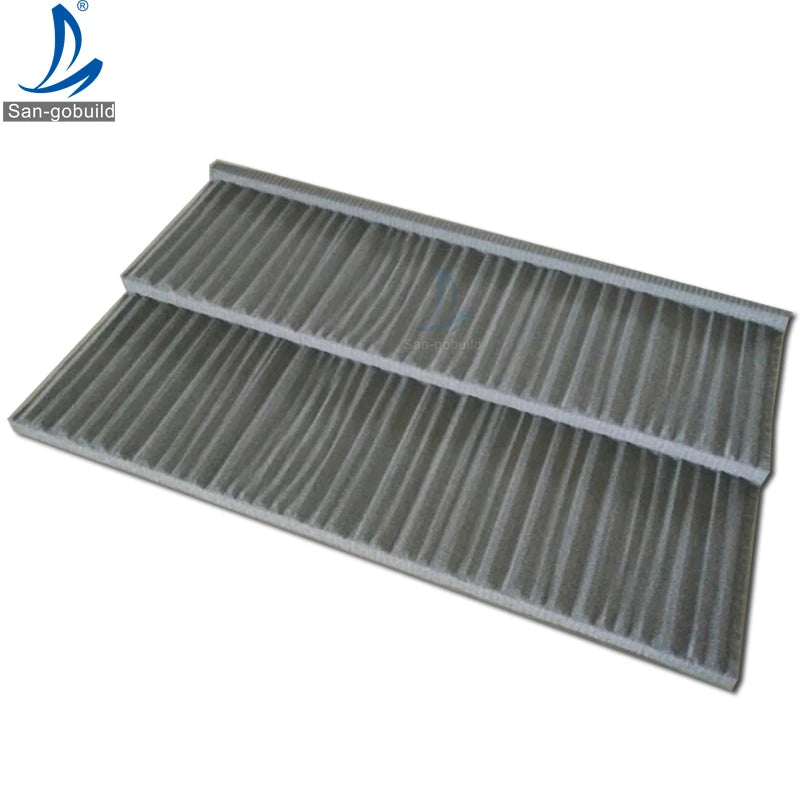 Indonesia Rock Stone Chips Coated Galvalume Roofing Tiles Standing Seam Oil Resistant Waterproofing in Shandong