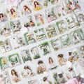 1Roll Garden Landscaping Tape Spring Time Series Character Decoration PET Backing Stickers MegaBDM